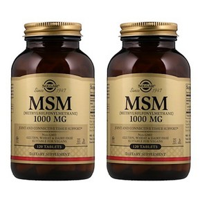 솔가 MSM 1000mg 타블렛, 120정, 2개