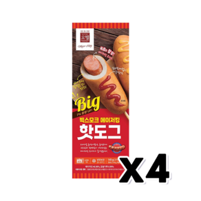 빅스모크 메이저킹핫도그 간편간식 140g x 4개