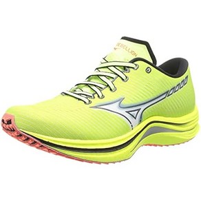 MIZUNO [미즈노] 런닝화 웨이브 리베리온 조깅 마라톤 스포츠 트레이닝 경량 남성 라임/화이트/핑크 25.0cm 2E