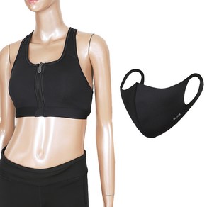 나이키 W DRI-FIT SWOOSH ZIPPER PRONT BRA+ 패션마스크