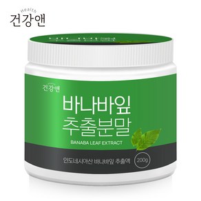 건강앤 바나바잎 추출분말 200g 2달분 계량스푼증정, 1개