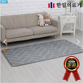 한일의료기 안심 전기매트 거실 바닥 온돌마루 방수 S/M/L/XL, 04. 해링본 1000X1800 중형(원난방)