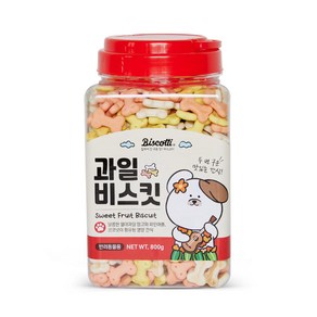 비스코티 애견비스켓, 01 과일맛, 800g, 1개