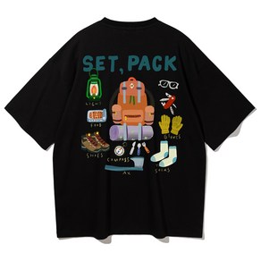 앨빈클로 SET PACK 오버핏 반팔티 AST4546 (6 COLOR)