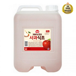 해표 사과식초, 15L, 1개