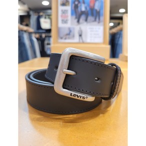 리바이스 가죽 벨트!! 리얼 100% 물소가죽 벨트가 이가격?? 깔끔한 블랙 컬러로 기본 패션템!! LEVI'S BOVINE 소가죽 벨트 블랙[NC불광]356