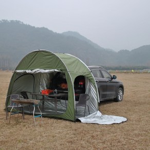 도킹텐트 차박 터널 꼬리 텐트 쉘터, 기본모델-블랙