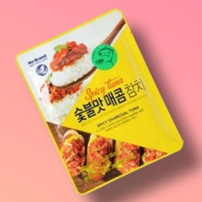 노브랜드 숯불맛 매콤참치 90g 4개