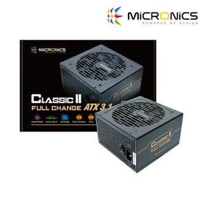 마이크로닉스 Classic II 풀체인지 900W 80PLUS실버 ATX3.1 (정품) 컴퓨터 PC 파워 서플라이