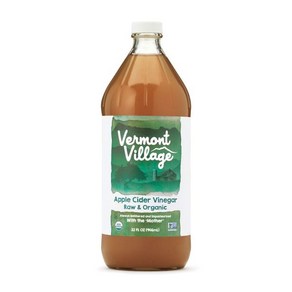 Vemont Village Vinega Apple Cide 오가닉 32 oz, 1개