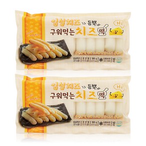 [맛떡] 임실치즈 가득 구워먹는 치즈떡 2봉, 350g, 2개