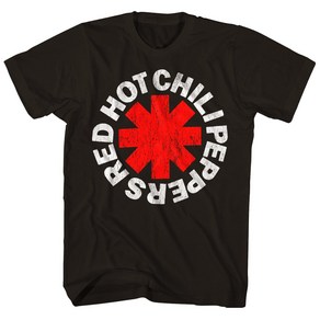 ROCKPANDA Red Hot Chili Peppers 반팔티 Official Asterisk Logo