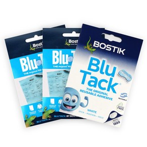 [Bostik] 블루택 블루 45g 2개(호주산) + 화이트 신개념접착제