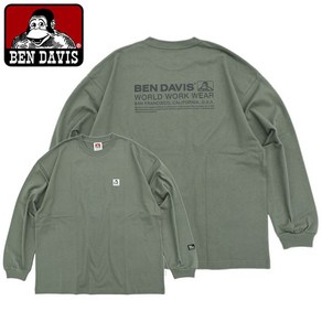 벤데이비스 BEN DAVIS 론 T 티셔츠 긴 소매 남성 BD 로고 ( BENDAVIS C-24780028 BD Logo L S Tee 티셔츠 T-SHIRTS 롱 론티 긴팔티셔츠