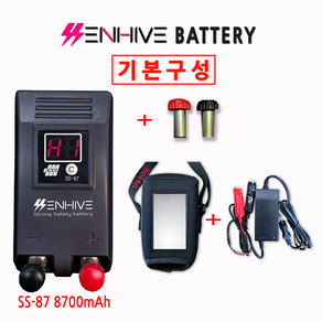 전동릴배터리 다이와 시마노 쎈하이브 8700mAh 기본구성, 혼합색상, SS-87