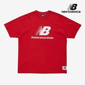 [뉴발란스(온라인)] [뉴발란스] 남녀공용 NB TNT Logo Tee / NBNEB4L013-20 레드 / 디스이즈네버댓 반팔티 커플티