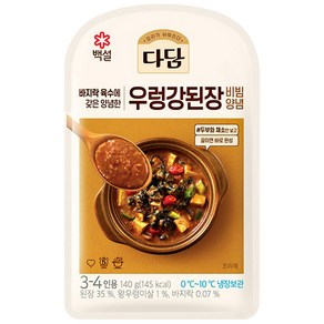 (냉장)다담 우렁강된장140g, 140g, 15개