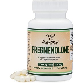 더블우드 프레그네놀론 100mg Pegnenolone, 120정, 1개