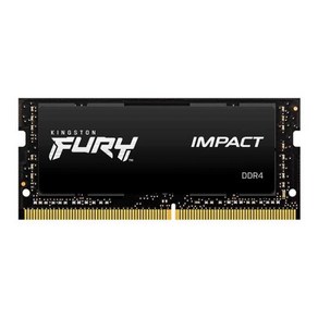 노트북램 RAM 메모리 호환 Kingston FURY-임팩트 CL20 1.2V 언버퍼드 SODIMM KF432S20IB/8 DDR4 3200MHz 8GB 노트북 16GB 32GB, 1) 3200MHz 8GB, 1개