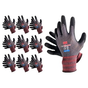 3M 프로그립 2000 라텍스 코팅 캐셔 얇은 맨손 같은 여름 장갑 10개입 / 3M NBR Coating Safety Gloves Progrip 2000 10pairs