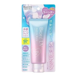 [신제품] 비오레 UV 아쿠아 리치 톤업 에센스 선크림 SPF50+ / PA ++++, 1개, 70g