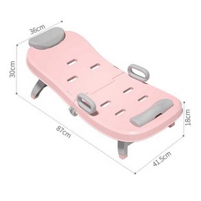 노인 샴푸 의자 체어 접이식 목욕 환자 임산부 가정용, 일반모델-PU쿠션생칼리파우더, 1개
