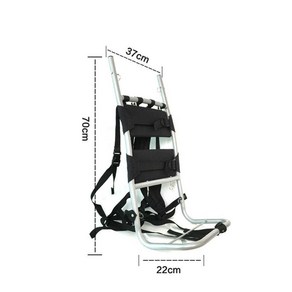 경량 지게 캐리어 배낭 등짐 화물 재난 응급 낚시, 1개, 접이식 소형(25kg)