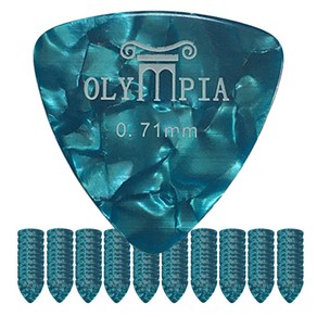 Olympia CELLULOID TRIANGLE 셀룰로이드 삼각 통기타피크 0.71mm 100개