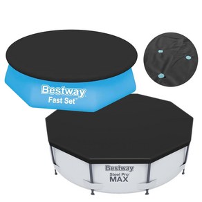 베스트웨이 수영장 풀장 튜브 원형 덮개 커버