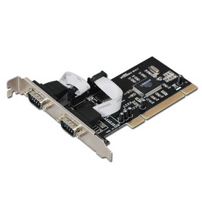 유니콘 RS-200P RS232 9핀 시리얼 2포트 PCI 카드/LP 브라켓 포함/32Bit PCI BUS 지원/시리얼 포트 2포트 생성, 1개