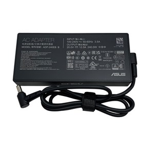 ASUS 정품 노트북 충전기 TUF Gaming F15 F17 A17 A15 20V 12A 240W (6.0x3.7mm) 전원 어댑터