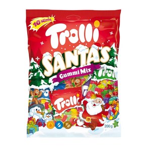 Trolli (해외) 트롤리 크리스마스 에디션 산타믹스10 미니백 젤리 200g