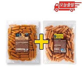 오늘출발 청정원 리치부어스트 오리지널 1.5kg 1개 + 할라피뇨 1.5kg 1개