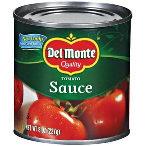 Del Monte Tomato Sauce 8-Ounce (Pack of 8) 델 몬테 토마토 소스 8온스(8개 팩), 8개, 226g