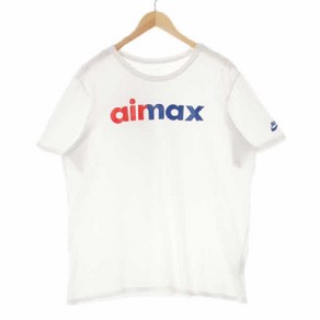 기타 1517 NIKE화이트 프린팅 면 aimax크루넥반팔티 [2XL] 수지네 구제