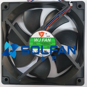 솔팬 WJS1202524L-F20 DC24V FAN DC팬 120mm 사이즈 / WJ팬 / 120MM X 25MM 사이즈 / 2000RPM / MADE IN CHINA, WJS1202524L, 1개