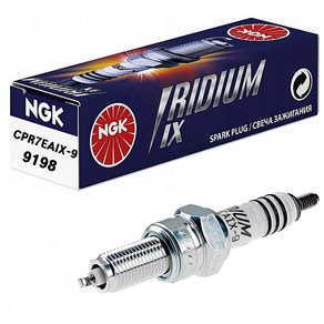 NGK IRIDIUM IX SPARK PLUG 이리듐플러그 오토바이플러그 스파크 PCX구형/올뉴/19년 벤리110 엑스타운 어드레스(인젝) 플러그CPR7EAIX-9 (9198)