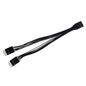 메인보드 9핀 USB2.0 헤더 확장 어댑터 - USB2.0을 암수 스플리터 2개로 변환합니다, 1pcs, 2개