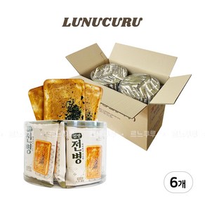 김맛전병 옛날과자 세진병가 대용량 김전병, 600g, 6개