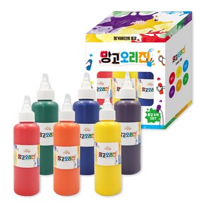 [키즈망고] 망고오리진 크림물감 160ml 6색 세트