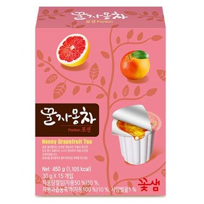 꽃샘 꿀자몽차 포션, 30g, 15개입, 1개