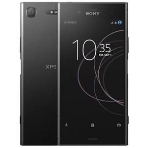 소니 엑스페리아 XZ1 G8341 4G RAM 5.2 인치 옥타 코어 19MP 2700mAh 싱글 심 안드로이드 LTE 휴대폰, 64GB, 01 Black