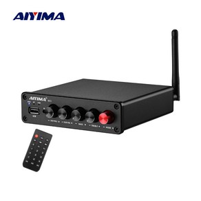 AIYIMA B01 블루투스 5.0 서브우퍼 앰프 2.1 파워 앰프 사운드 앰프 스피커 오디오 앰프 USB 플레이어 50Wx2+100w