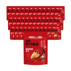 허닭ON 촉촉퐁당 실온 닭가슴살 양념치킨소스, 36개, 100g