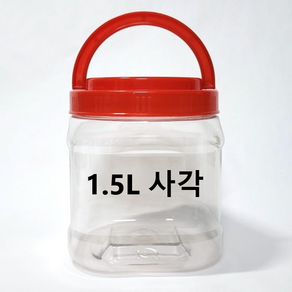 SD 젓갈통 1.5L 사각통 대광구 된장통 고추장통 배송비X 반찬통 플라스틱통 김치통 깍두기통 페트병