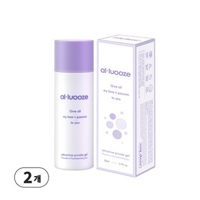 알루즈 여자 몸을 생각한 자연 유래 성분 마사지 젤, 2개, 50ml