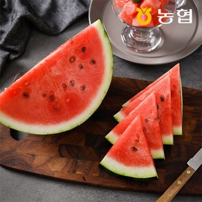 [자연맛남] 농협선별 고당도 부여 수박 1통 (4kg이상) 굿뜨레, 1개, 4kg, 상세 설명 참조