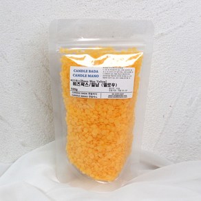 캔들바다 비즈왁스 밀납(옐로우) 천연 밀랍 /비정제, 500g