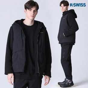 K-SWISS] 후리스 패딩 후디 점퍼