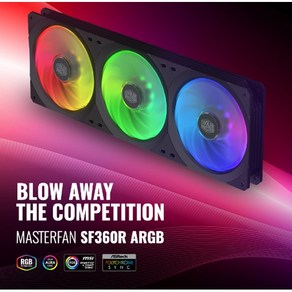 [쿨러마스터] MASTERFAN SF360R ARGB [시스템쿨러/120mm]